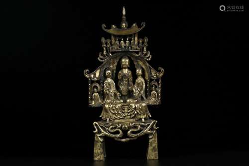 A Gilt Bronze Buddha Northern Wei dynasty