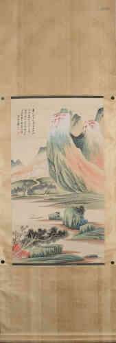A Chinese Painting, Zhang Daqian， Landscape