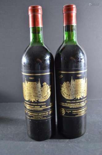 2 Chateau Palmer Wine , 1981