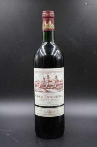 6 Bottles Cos D' Estournel Saint-Estephe, 1989