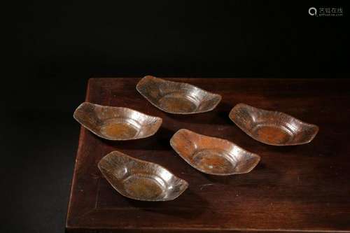 Five Wood Tea Tray