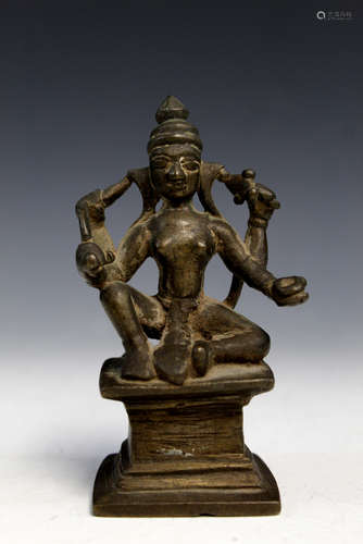 Indian bronze figure.