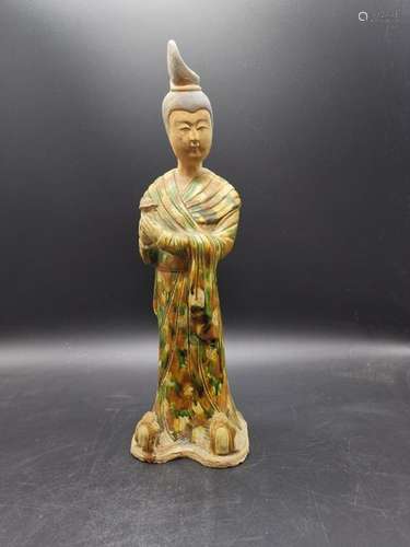 Chinese Sancai Porcelain Figural