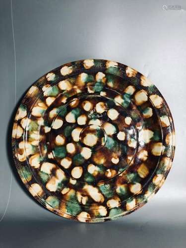 Chinese Sancai Plate