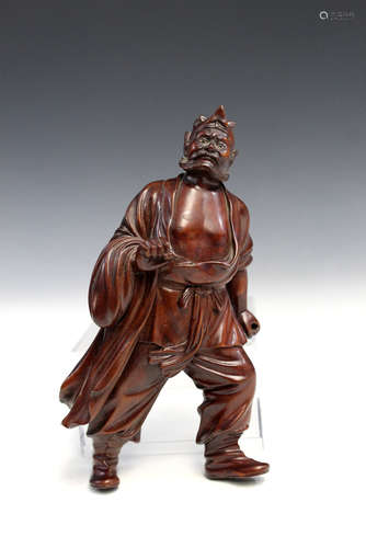 Chinese carved wood figure.