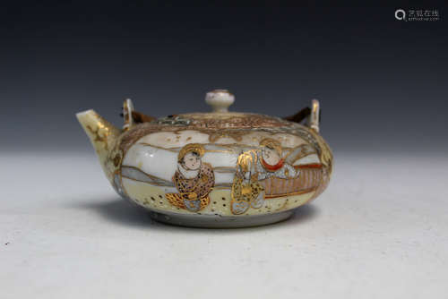 Japanese hand painted porcelain teapot.