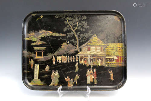 Japanese lacquer tray.