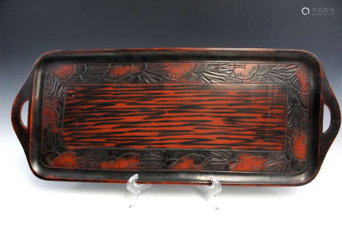 Japanese lacquer tray.