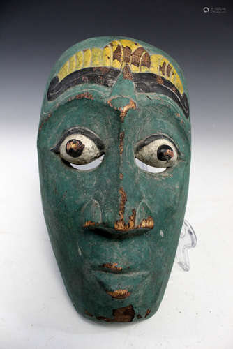 Asian wood mask.