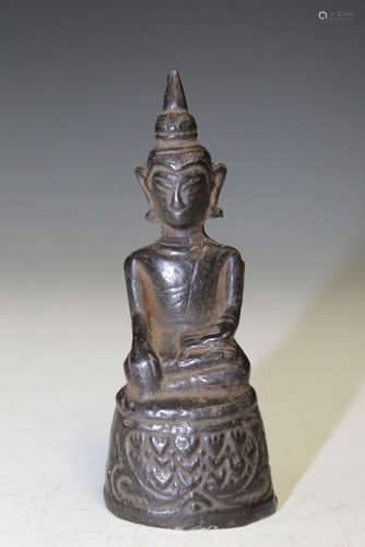 Thai bronze Buddha statue.