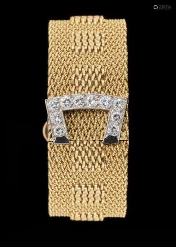 Audemars Piguet, montre bracelet à secret mécanique sertie de diamants (env. 0.8 [...]