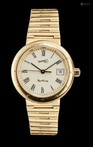 Eberhard, montre bracelet ronde à quartz - Cadran crème, chiffres arabes et [...]