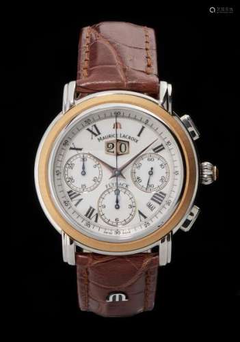 Maurice Lacroix, Flyback, montre chronographe ronde automatique à quantième annuel [...]