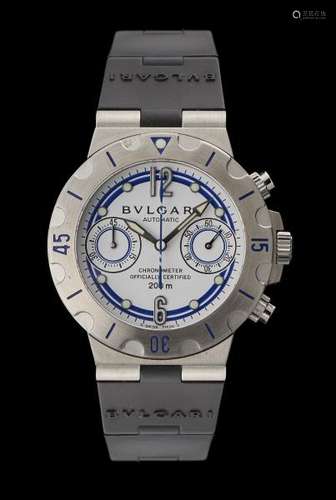 Bulgari for Nautor's Swan, Diagono, montre chronographe ronde automatique - Cadran [...]