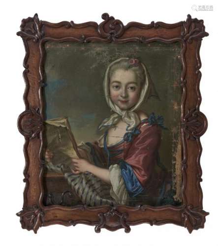 Anciennement attribué à François-Hubert Drouais (1727-1775) - Portrait de [...]