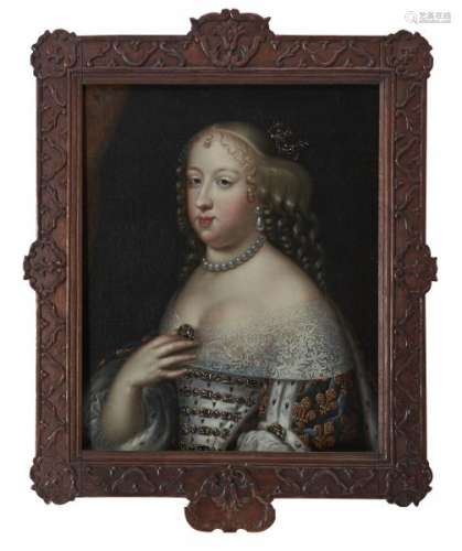 D'après Henri et Charles Beaubrun (1604-1692) - Portrait de Marie-Thérèse [...]