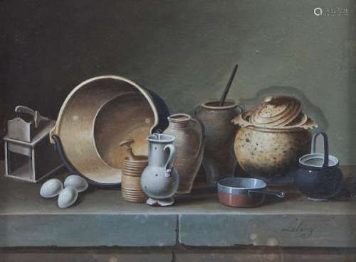 Johann Rudolf Feyerabend (1779-1814) - Nature morte, pastel sur papier, signé [...]