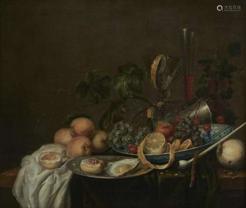 Suiveur de Jan Davidszoon de Heem (1606-1684) - Nature morte au citron, huile sur [...]