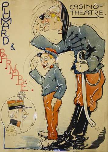 Projet pour une affiche publicitaire du casino-théâtre de Genève, vers 1924 - [...]