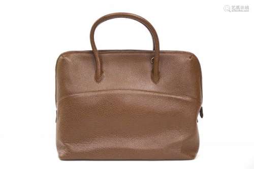 Gurtner, sac porté main - Cuir grainé marron, intérieur en daim, 30x39 cm - Prix [...]