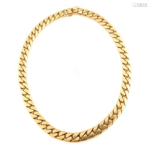 18k Yellow Gold Necklace.