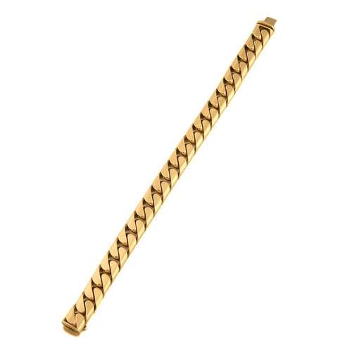 18k Yellow Gold Bracelet.