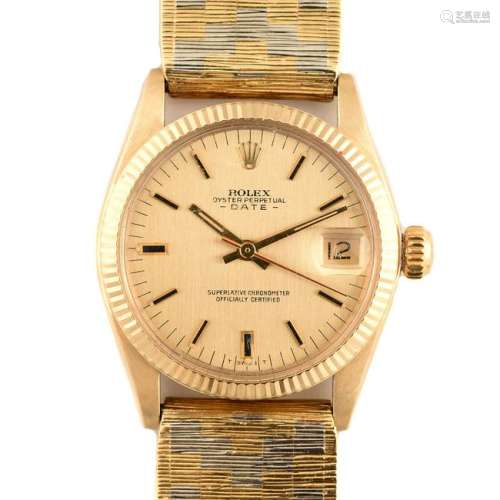 Ladies Two-Tone Gold Wristwatch.