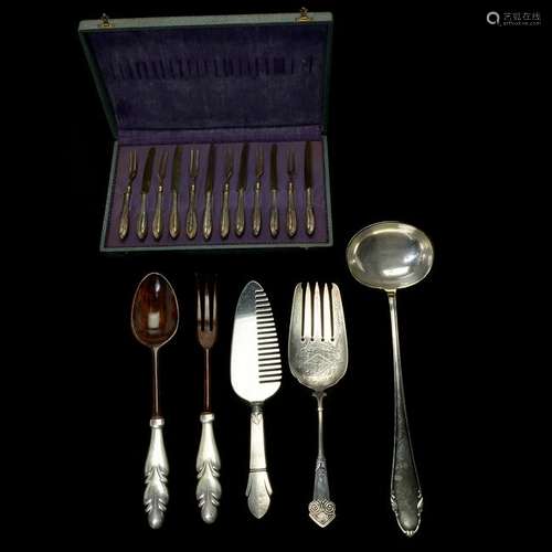 Lot of Various Silver Items Including Sterling.