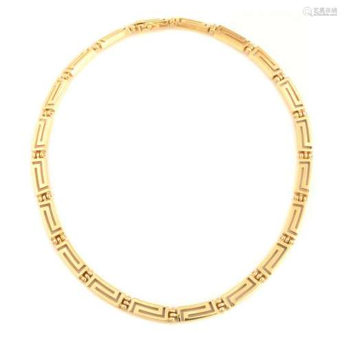 18k Yellow Gold Necklace.