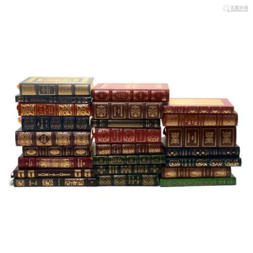 Collection of Leather Bound Famous Books, Including