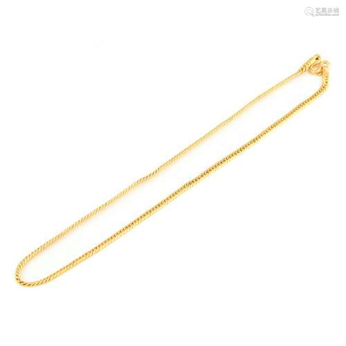 22k Yellow Gold Neck Chain.