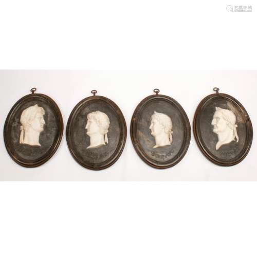 Iron Framed Portraits of Caesar After the Antique.