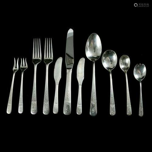 Watson Company Dorian Rose Pattern Sterling Silver