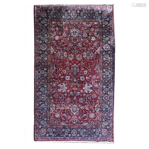 Persian Wool Carpet.