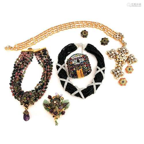 Collection of Jose & Maria Barrera Costume Jewelry