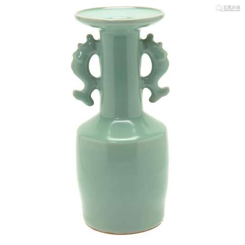 Longquan Celadon Kinuta Vase