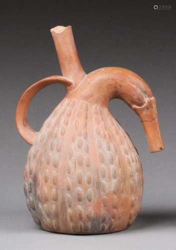 Vase étrier présentant avec originalité une coloqu…