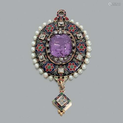 1865 YEARS NEO RENAISSANCEMAGNIFIC PENDENT \