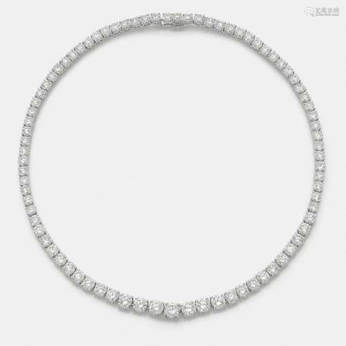 Important Diamond River Necklace It is composed of…