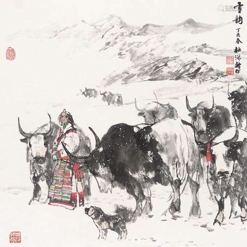 杜滋龄（b.1941） 2007年作 雪韵 镜心 纸本设色