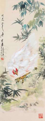 唐云（1910～1993） 1975年作 大吉图 镜片 纸本设色