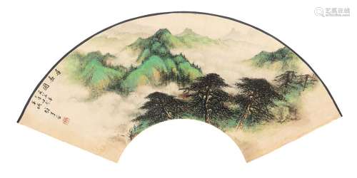 黎雄才（1910～2001） 1985年作 寻春图 镜片 纸本设色