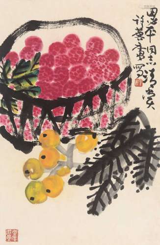 许麟庐（1916～2011） 大利图 镜心 纸本设色