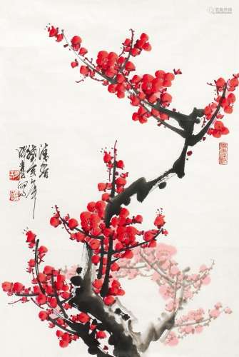 王成喜（b.1940） 1983年作 清香 镜心 纸本设色