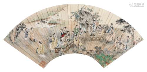 徐操（1898～1961） 1937年作 西园雅集 镜心 纸本设色