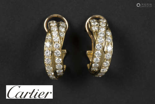 CARTIER paar oorbellen met \