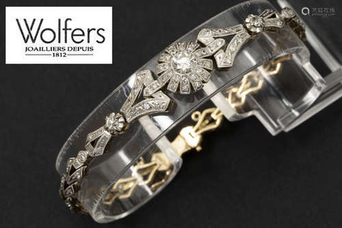 WOLFERS collector's item : Art Deco bracelet in gr…