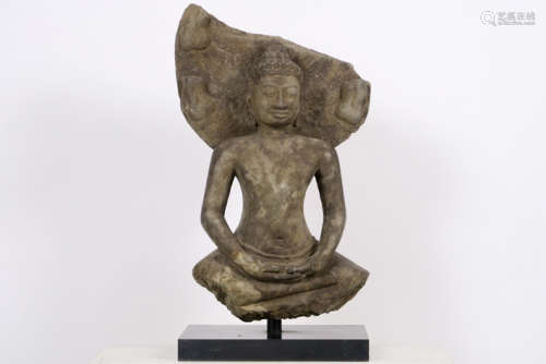 CAMBODJA BAYON PERIODE late 11°/12° EEUW sculptuur…