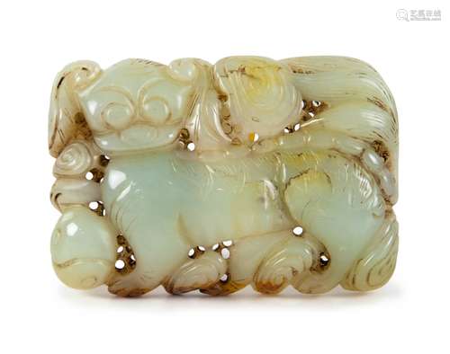 JADE FOO LION ROBE BUCKLE