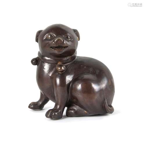 JAPANESE BRONZE PUPPY DOG